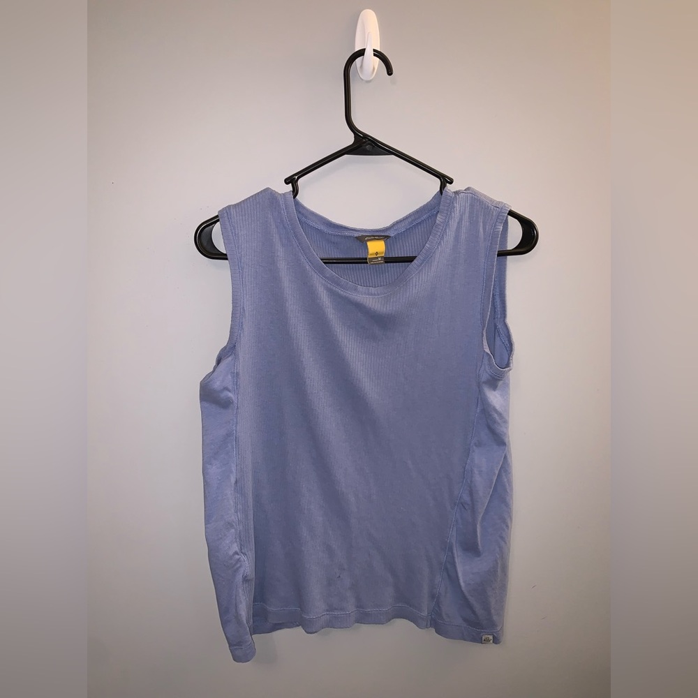 Eddie Bauer Medium Purple Ribbed Tank Top